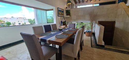 CASCADAS,stylish family villa poolside steps from beach, Cancún (fotografie 5)