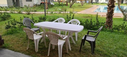 設施, Rez de Jardin das une belle résidence balnéaire (Rez de Jardin das une belle residence balneaire) in 希迪拉哈爾