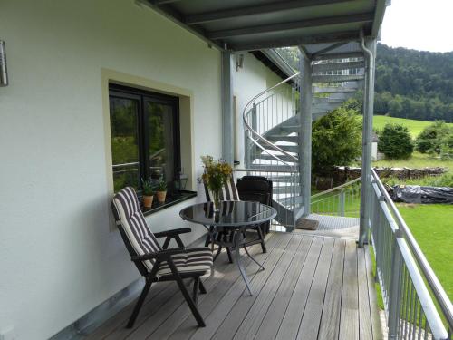 Erkély/terasz, Werners Ferienwohnung in Insul