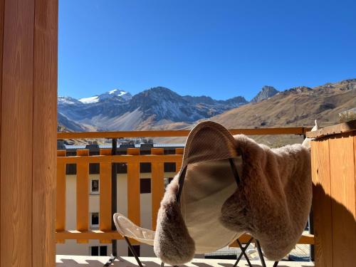 Balcony/terrace, Tignes 2100 - Les Flocons - Vue panoramique near La Montagne