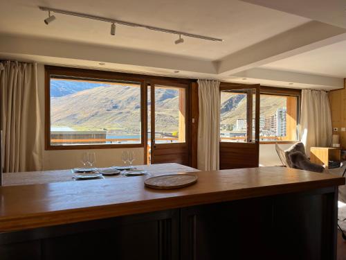 Tignes 2100 - Les Flocons - Vue panoramique near La Montagne