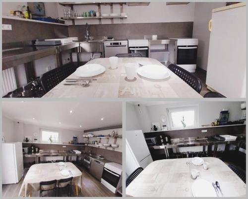 кухня, Einzelzimmer mit Bad HG 3 in Zwickau