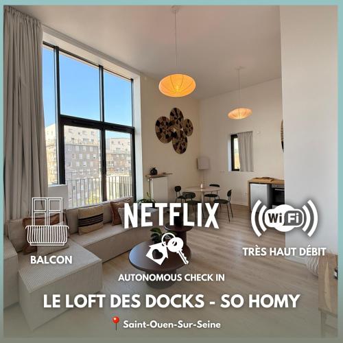 Loft Des Docks by SoHomy - 1 Bed Room - 4 People - Location saisonnière - Saint-Ouen-sur-Seine
