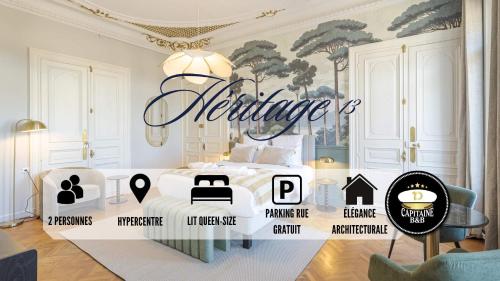 Héritage 13 - Hypercentre - 2 pers - Location saisonnière - Troyes