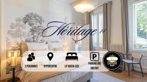 Héritage 14 - Hypercentre - 2 pers - Location saisonnière - Troyes