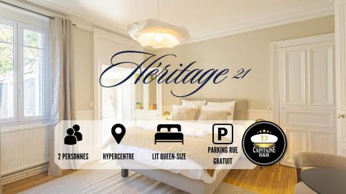 Héritage 21 - Hypercentre - 2 pers - Location saisonnière - Troyes