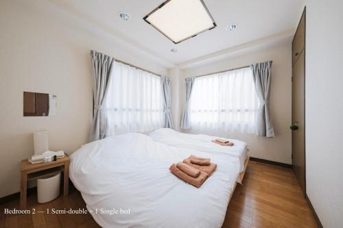 Asakusa 2BR Apt Kitchen 8P 浅草2LDK キッチン付 最大8名