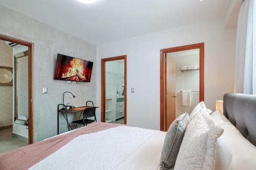 Comfy 1BR Apt, Centric Full AC, La Julia (fotografie 8)