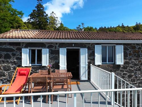 ระเบียง/ชานเรือน, Casa das Duas Ribeiras in ลาเชส โด ปิโก