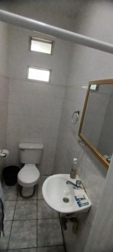 Baño, Hotel La Villa in Retalhuleu