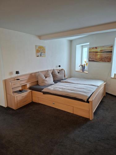 Ferienwohnung Waldblick mit Sauna in 德意志新村