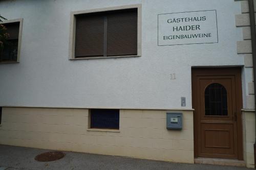 Gästehaus Haider in Illmitz