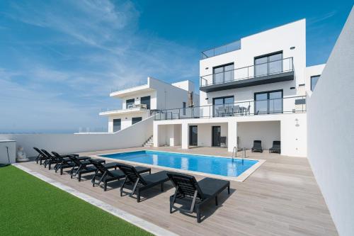 ทัศนียภาพภายนอกโรงแรม, Villa Zen with sea view and private pool in ปรายา ดา อเรย์อา บรังกา