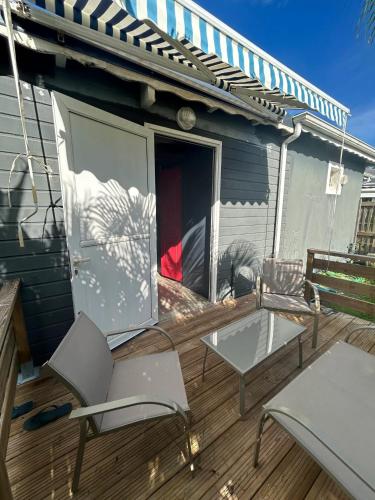 Μπαλκόνι/βεράντα, Appartement confortable à Baie-Mahault, 35 m² avec terrasse (Appartement confortable a Baie-Mahault, 35 m² avec terrasse) in Μπαϊ-Μαχαουλτ