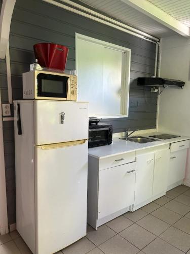 Κουζίνα, Appartement confortable à Baie-Mahault, 35 m² avec terrasse (Appartement confortable a Baie-Mahault, 35 m² avec terrasse) in Μπαϊ-Μαχαουλτ