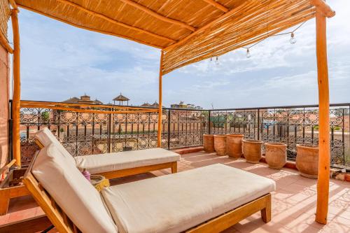 Riad L'Alchimiste, Petits-déjeuners et vue panoramique 2
