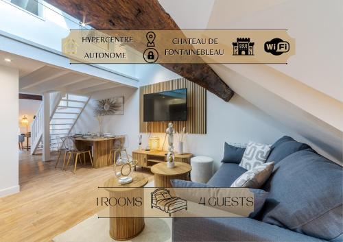 Le Duplex du Château – Fontainebleau Centre - Location saisonnière - Fontainebleau