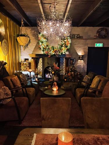 Étterem, Hotel Boerderij Restaurant De Gloepe in Diffelen