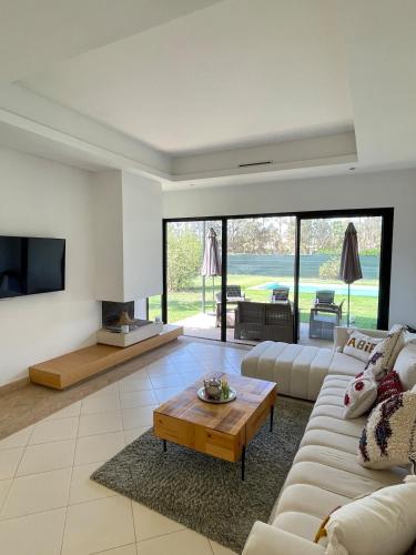 Sky blue villa