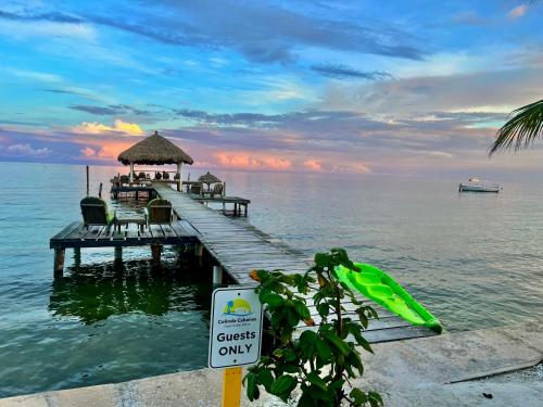 strand, Colinda Cabanas in Caye Caulker