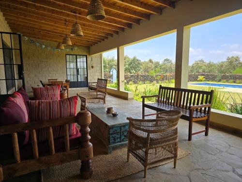 陽台/露台, Kipepeo Villa Mt Longonot & Lake Naivasha views in 奈瓦夏