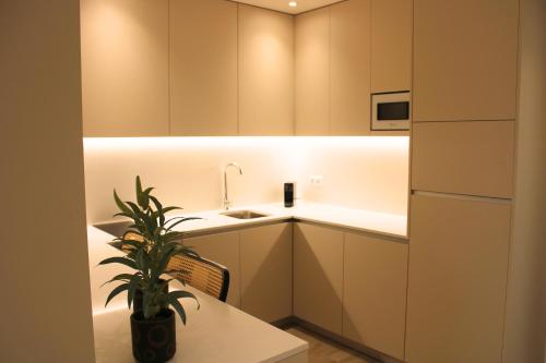 ห้องครัว, ma-la studios Guimarães (ma-la studios Guimaraes) in อะซูเรม