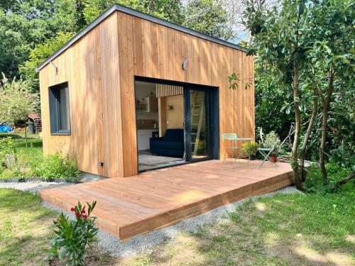 Studio bois indépendant aux portes de Nantes - Location saisonnière - La Chapelle-sur-Erdre