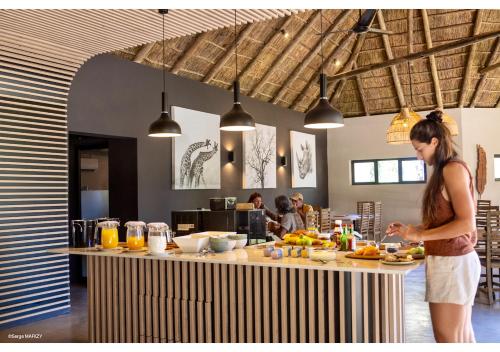 Eten en drinken, Mziki Safari Lodge in Beestekraal
