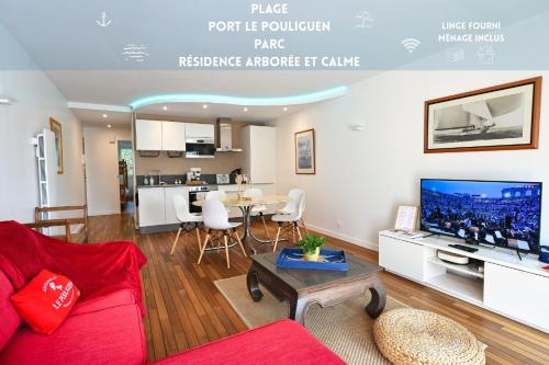 Le Navire-Plage du Nau-Parc-Résidence calme-Garage - Location saisonnière - Le Pouliguen