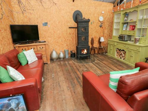 A szálláshely kívülről, Glas Studio in Cwmbach