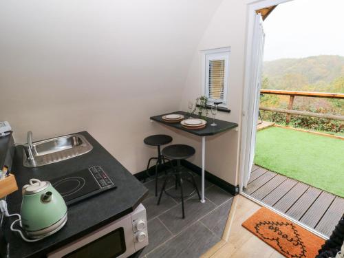 A szálláshely kívülről, Cwtch Bach in Cwmbach