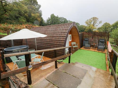 A szálláshely kívülről, Cwtch Bach in Cwmbach