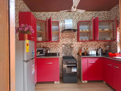 bucătărie, Santa Monica Home Lodge in Akosombo