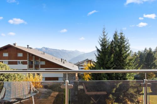 ทัศนียภาพภายนอกโรงแรม, Crans-Montana, 5 pers, balcon vue et parking privé (Crans-Montana, 5 pers, balcon vue et parking prive) in ร็องดอญ