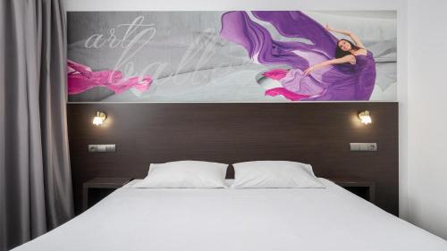 1 double bed