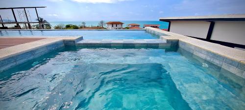Hot tub, Refugio Sova in Pedernales