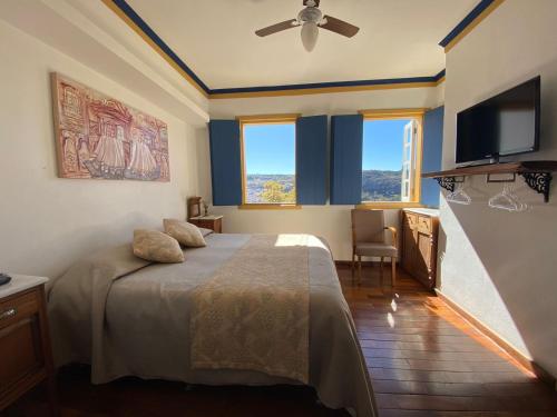 1 double bed