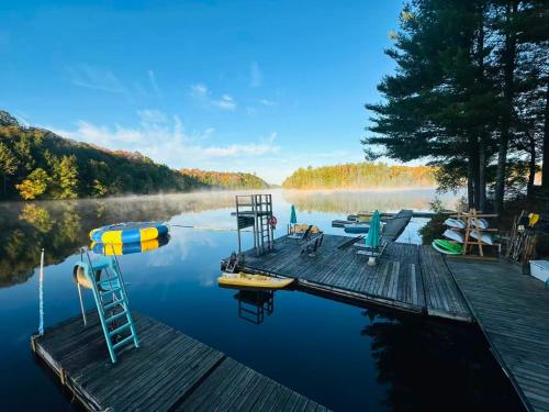 Kilátás, Sunny Point Resort in Seguin (ON)
