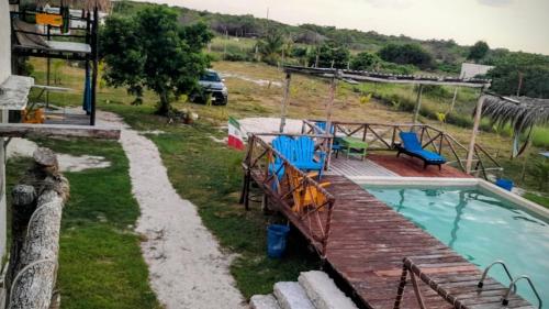 Camping y Cabañas Chelem in Chelem, Mexiko