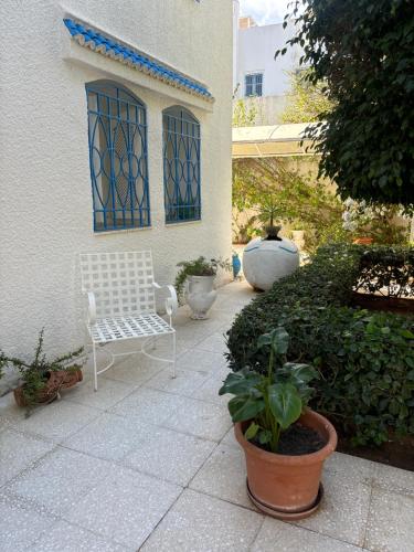 A szálláshely kívülről, Maison bleue in Sidi Bouzid