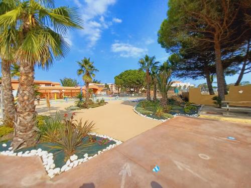 Mobilhome - 8pers - 100m des plages - Tout équipé - Location saisonnière - Canet-en-Roussillon