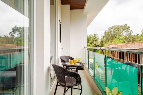 Balcony/terrace, AQUA VERDE- 3 Bedroom Townhouse wd Pvt Pool & Terrace in Colvale