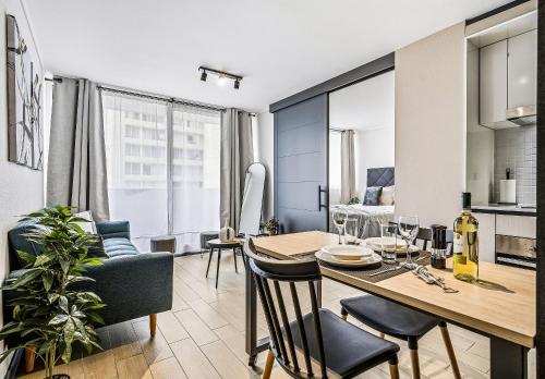 Cama Premium -Terraza y Parrilla - GYM - Wi-Fi - Security 24hr - CORTE SUPREMA