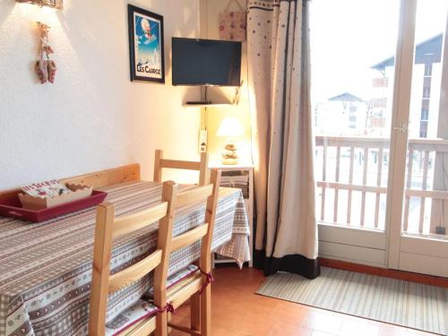 Studio chaleureux 4 pers, centre village, proche pistes et commerces, balcon sud-ouest - FR-1-572-105 - Les Carroz d'Arâches