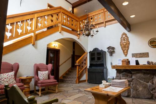 大堂, 阿爾彭霍夫酒店 (The Alpenhof) in 堤頓村 (WY)