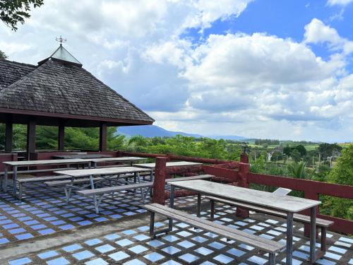 카오야이 ไร่เทียนอุดม โฮมสเตย์ เขาใหญ่ 호텔 레스토랑