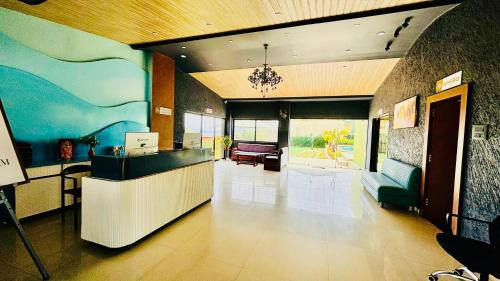 Lobby, The Blue Lake Resort in Wadhiware