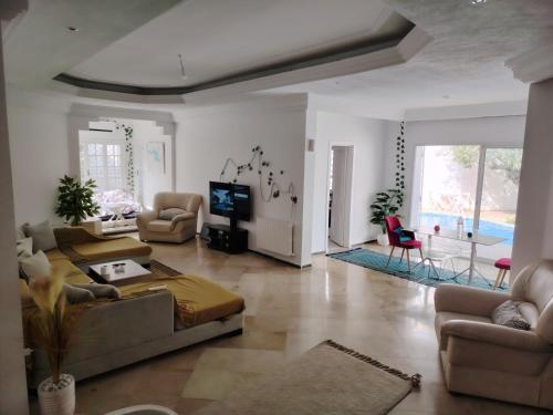 Sejour Zen Villa pour Familles au Calme in Tunis