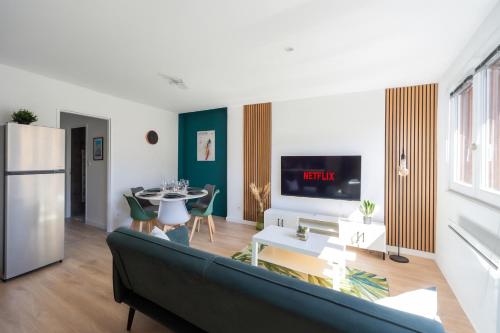 Séjour parfait à Mâcon superbe T3 central - Location saisonnière - Mâcon