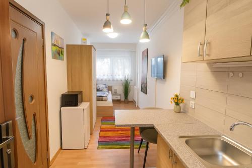 Kitchen, Clementine Apartman in Százhalombatta